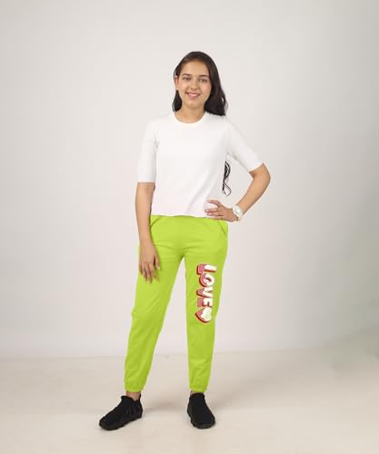Image of KYDA KIDS Girls 100% Pure Cotton Printed Loose Fit Track Pants | Premium Summer Casual Wear with Elastic Waist Daily Comfort Wear (Pack of 4)