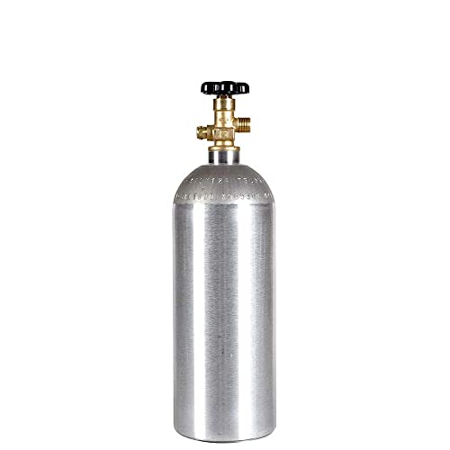 New 5 lb. Aluminum Nitrous Oxide Cylinder Tank with CGA326 Valve DOT Stamped