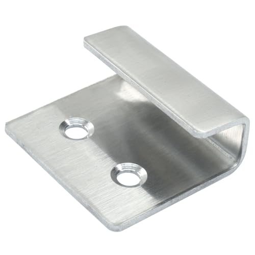 Image of Bivethoi Tile Display Wall Hanger, Medium Size, Stainless Steel | 10 Pcs, Wall Mount Brackets Hook, Heavy Duty, For Mirrors, Picture Frame Ceramic Wall Display, Silver