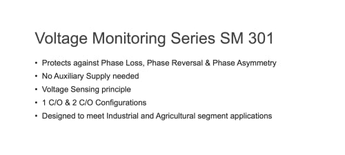 GIC Make SM 301 Single Phasing Preventor SPP 3 PH 415 VAC (Cat No: MA51BC.)