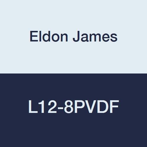 Coude fileté PVDF Kynar Eldon James L12-8PVDF haute résistance chimique 3/4 NPT
