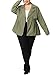 Agnes Orinda Plus Size Anorak Jackets for Women Drawstring Waist Trench Coat Utility Jacket ST Patrick's Day 1X Green