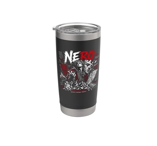 Nero Caesar Claudius Roman Emperor SPQR Rome Stainless Steel Insulated