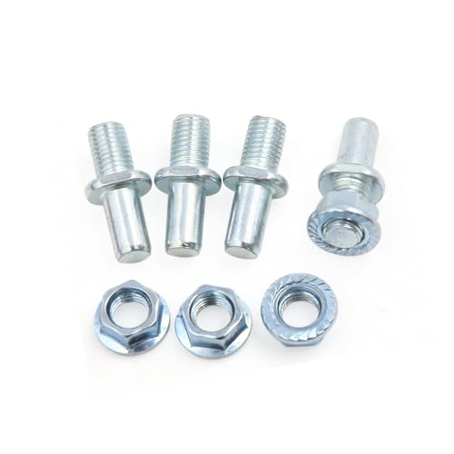A ABSOPRO 4Stk. Metall Motorrad hinten Angetriebene Kettenrad Schrauben für CG Silberton de Artikelaustausch