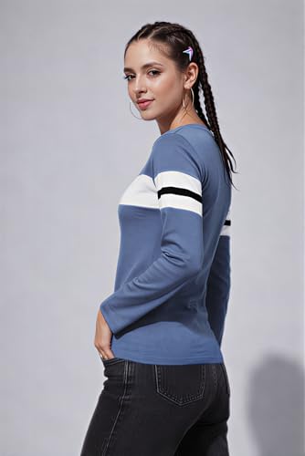 Image of THE DRY STATE Women Cotton Half Sleeve Round Neck Tshirt