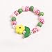 Kisangel 2 Unids Niñas Chunky Bubblegum Bead Collar Pulsera Conjunto Moda Niños...