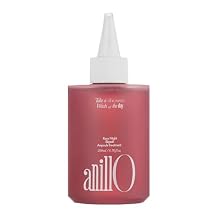 ANILLO Rosy Night Hair Ampoule Treatment for Damaged Hair Water-to-Cream Repair Formula with Peptides & Amino Acids Frizz Control, Color Safe, Silicone-Free, Floral Musk Scent 6.76 fl oz