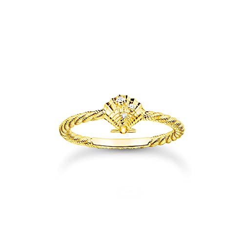 Bague coquillage Thomas Sabo argent 925 doré ne ternit pas et sublime vos mains