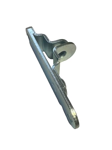 Image of Enclosed Trailer Door Latch for Cargo, Horse, Motorcycle, Vehicle, and Storage Trailers, Heavy-Duty Steel Replacement Hasp, Lockable Cam Lever Handle Keeper