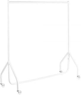 The Shopfitting Shop White Childrens Clothes Rail 4ft Long x 4ft High Heavy Duty Junior Garment Rack