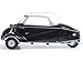 Messerschmitt KR200 Bubble Top Black with Red Interior 1/18 Diecast Model Car by Oxford Diecast 18MBC007
