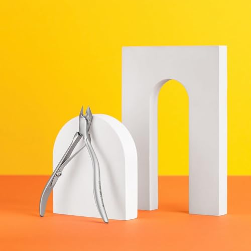 STALEKS PRO by Natury Nails Professionelle Nagelhautzange, 5 mm, Edelstahl, SMART 80-5