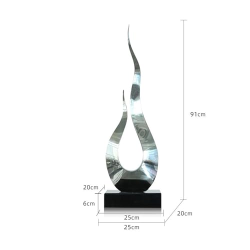 Rzeźby Luxury Fashion Art Sculpture Heavy-duty Stainless Steel Ornament Dekoracje