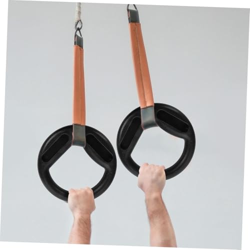 Anillas de gimnasia para barra de pull up WOONEKY 2 piezas miniatura 4