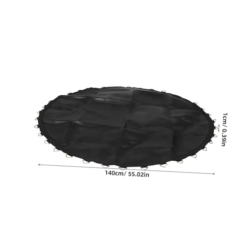Tapis de trampoline rond de remplacement noir pour saut elastique exterieur