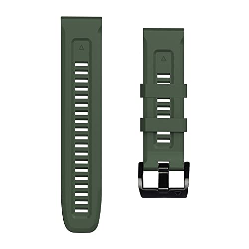 Bracelet montre 22mm avec boucle silicone et remplacement rapide pour Garmin Fenix 6
