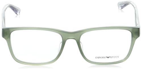Image of Emporio Armani mens Ea3239f Low Bridge Fit Rectangular Prescription Eyewear Frames