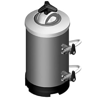 MBH - Descalcificador Profesional 12L con 2 Válvulas para Lavavajillas. Filtro Antical Manual para Cocina Industrial y Hostelería