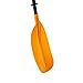 SEACHOICE 8 Ft. Straight-Blade Kayak Paddle, 2-Piece 1-1/8 in. Dia. Anodized Aluminum Shaft, 19-3/8 in. X 7-3/4 in. Blades