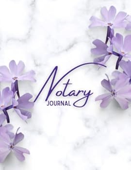 Notary Journal: Purple Notary Journal To Log Notarial Record Acts , 124 Pages With 238 Entries , Sequential Record Numbers (Notary Log book)