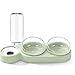 Dreafly Mangeoire pour Chien et Chat Mangeoire pour Animaux de Compagnie 3 en 1 et Distributeur d'eau Automatique