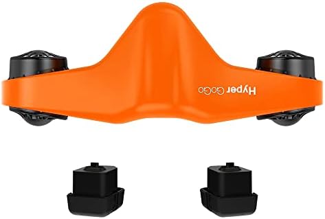 HYPER GOGO Manta Sea Scooter,with 2 Batteries,Dual Motors Max Depth 99FT Water Sports Swimming Pool Diving for Kids Adults （Orange）