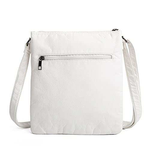 Women Soft PU Leather Multi Pockets Shoulder Bags Retro Flap Bags Handbags and Purses Small Travel Holiday Bag3