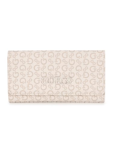 Image of Guess Women Beige Printed Wallet