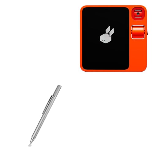 BoxWave Stylus Pen Compatible with Rabbit R1 - FineTouch Capacitive Stylus, Super Precise Stylus Pen - Metallic Silver