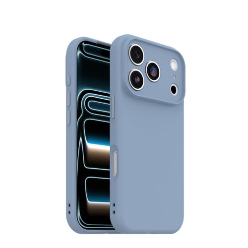 Image of OtterBox iPhone 17 Pro Figura Series Case - Polus Blue - Aesthetic, Silicone Phone Cases, Protective Minimalist Design, MagSafe iPhone Case with Camera Protection