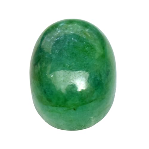 Cabochon émeraude naturelle d'exception 14,98mm pour bague de luxe