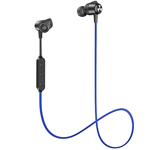 UXD Cuffie Bluetooth, Auricolari Bluetooth Wireless, 20 Ore Cuffiette Hi-Fi Senza Fili, IPX7 Impermeabili, Cuffie Sport per Corsa, Fitness (blu) (Blu)