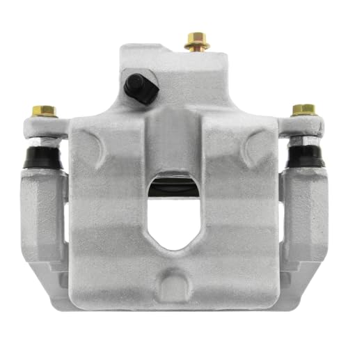 Image of Detroit Axle - 2pc Rear Brake Calipers for 2008-2014 Cadillac CTS [Brake Code JE5] Disc Brake Calipers w /Brackets 2009 2010 2011 2012 2013 Replacement Assembly