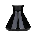 TUPANDY 220ml/7.5oz Empty Refillable Glass Reed Diffuser Bottle Diffuser Jars Aromatherapy Storage Container Fragrance Accessories Use for DIY Replacement Reed Diffuser Sets (Black)