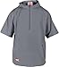 Rawlings Men's Standard Short Sleeve Cage Jacket, Grey