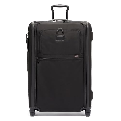 TUMI - Alpha Medium Trip Expandable 4-Wheeled Packing Case - Professional Travel Luggage - TSA Lock Tracer - TUMI Suitcase - Black