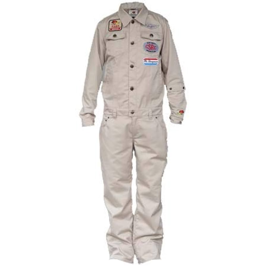 Clay Smith Cams つなぎ L ベージュ クレイスミス 難あり Clay Smith