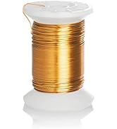 Brass wire for crafts and modelling 45 m - flower wire for arrangements - craft wire.
