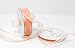 Peach Organza Ribbon With Satin Edge-25 Yards X 7/8 Inches