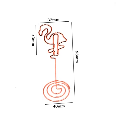 Amosfun 10 Peças Suportes De Mesa De Casamento Suporte De Menu De Mesa Apagadores De Plantas Mesa De