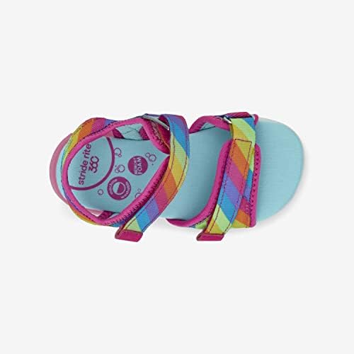 Stride Rite 360 Girls Sevita Light Up Sandal, Rainbow, 8 Toddler | Image 5