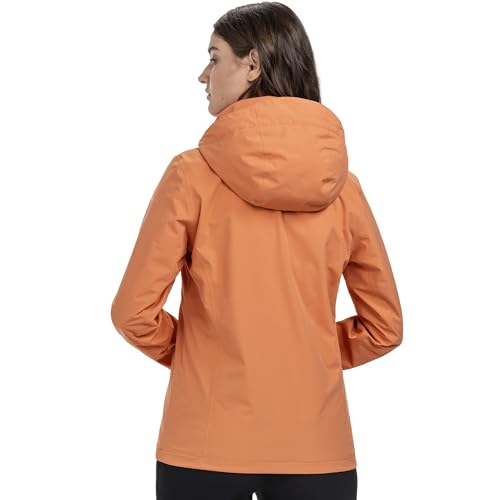 Schöffel Damen Jacket Gmund L Regenjacke, apricot glow, 36 – Ansicht 5