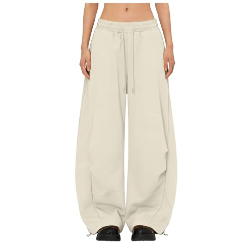 Pantalon de jogging ample femme décontracté à cordon de serrage pour le sport et le quotidien