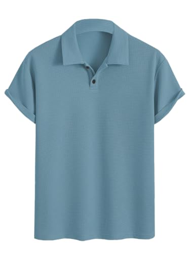 Image of TAGDO Men's Premium Waffle Knit Regular fit T-Shirt || Mens Tshirt (2018)