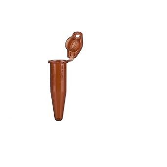 NEST Scientific 615001 Micro Centrifuge Tube, Conical, Lock Cap, 1.5 mL Capacity, Clear Pack of 500