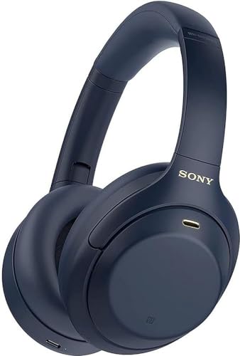 Sony Noise Cancelling Headphones, Midnight Blue, One Size: Amazon