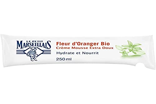 Le Petit Marseillais Crema de espuma extra suave de azahar orgánica, 250 ml