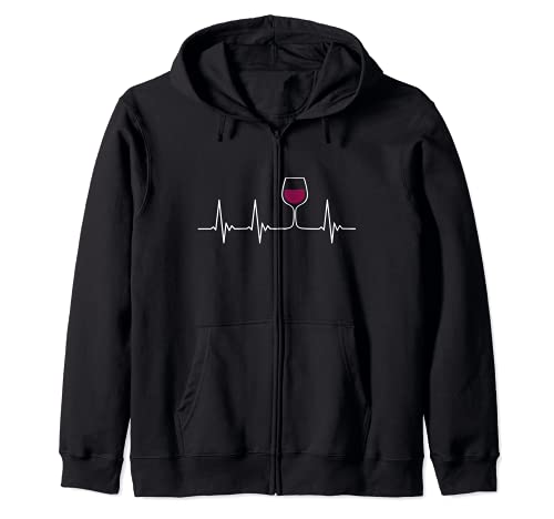 Amateur De Vin Battement De Cœur Vigneron Vin Sweat à Capuche