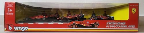 Bburago Ferrari Racing Formula 1 F1 1:43 Scale Die-Cast 6 Cars Set Exclusive (2023)