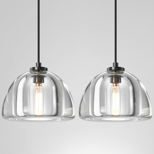 Image of Crystal Pendant Light Kitchen Island，Brass Hanging Pendants Lights